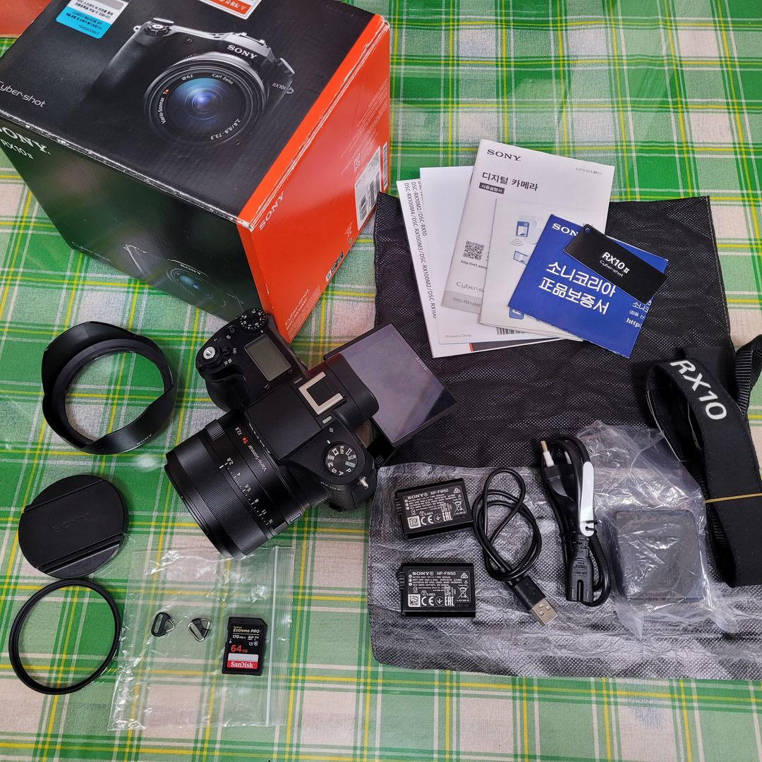 소니 RX10 M2 mark2 하이브리드 카메라 박스