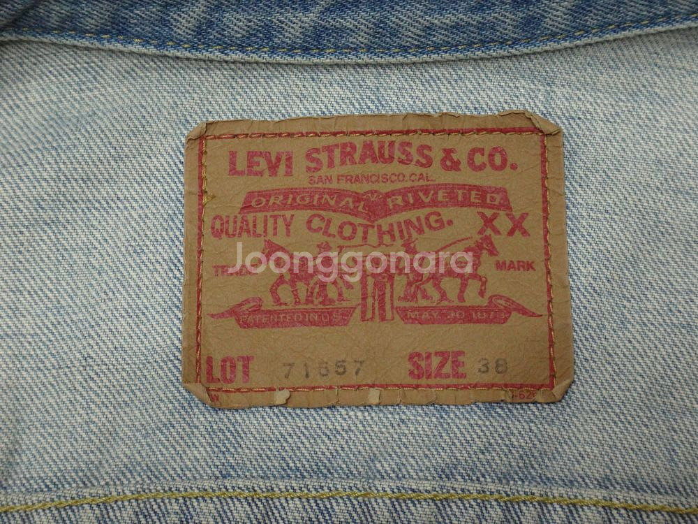 (S/90) 리바이스 Levis 공용 데님자켓--7