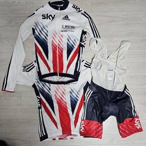아디다스 british 싸이클링 자전거 져지 + 빕숏
