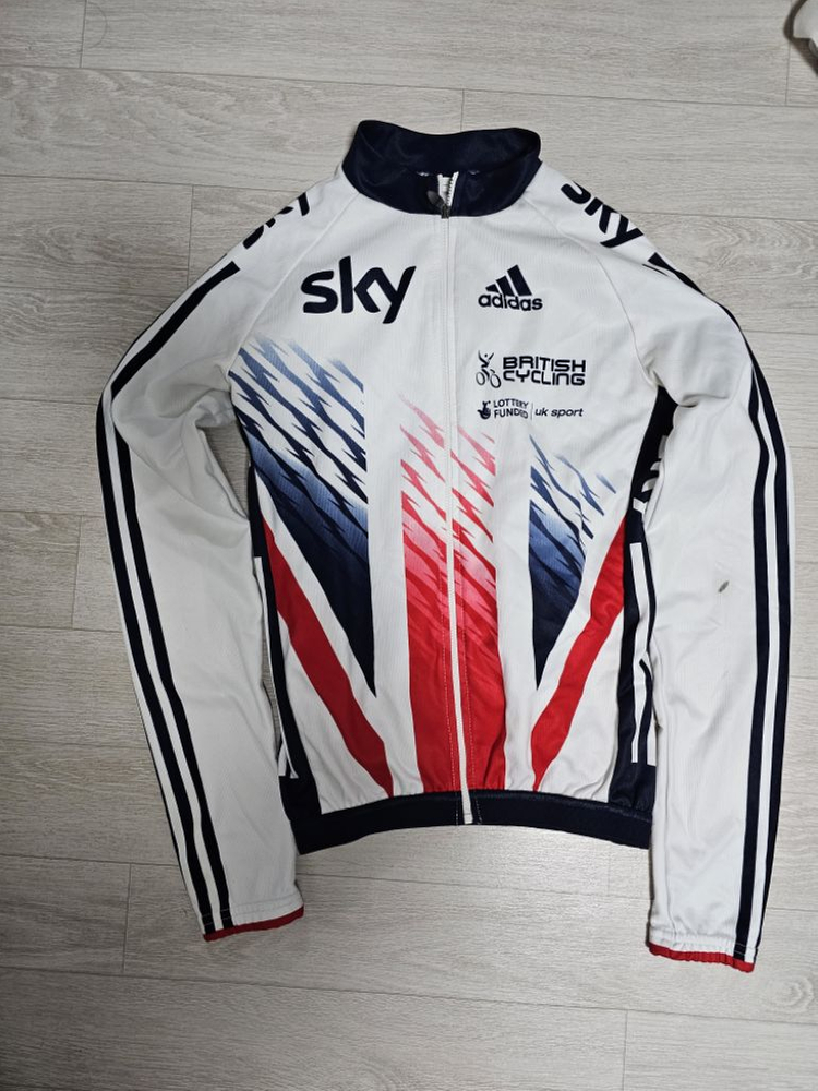 아디다스 british 싸이클링 자전거 져지 + 빕숏 이미지