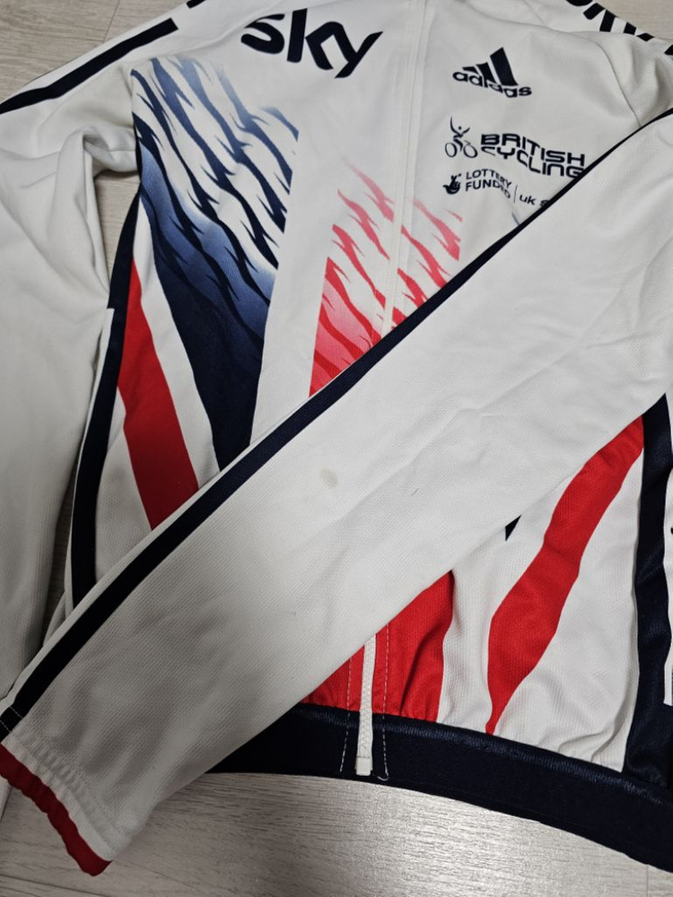 아디다스 british 싸이클링 자전거 져지 + 빕숏 이미지