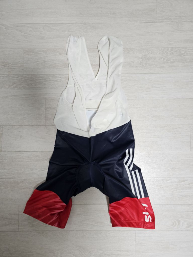 아디다스 british 싸이클링 자전거 져지 + 빕숏 이미지