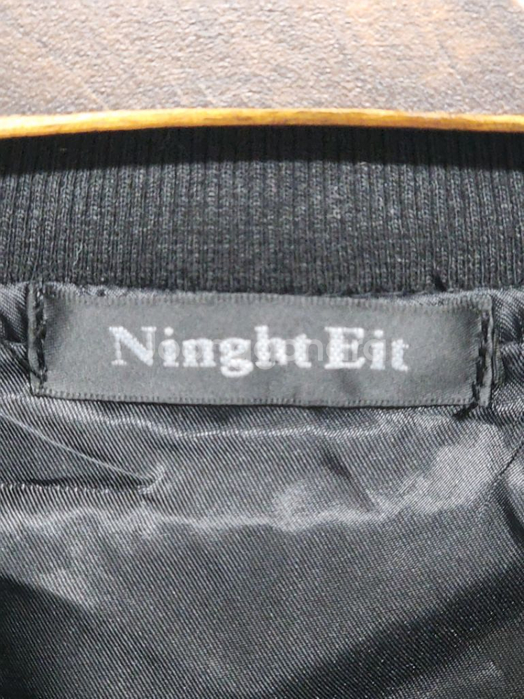 (L) 호랑이 스카잔 점퍼 블랙 블루종 타이거 스카잔--3
