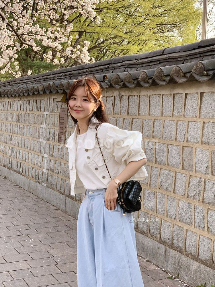 바이씨니 제작 데님 청자켓--1