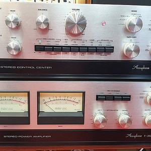아큐페이즈P-300S파워앰프+C200S프리앰프(민트급)