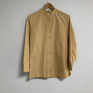 질샌더 노카라 셔츠