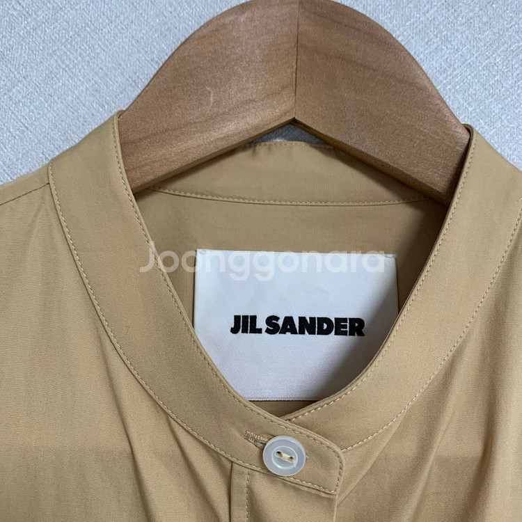 질샌더 노카라 셔츠--5