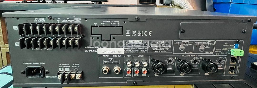 JD-MEDIA [JDM] ZA1240A 믹싱앰프--4