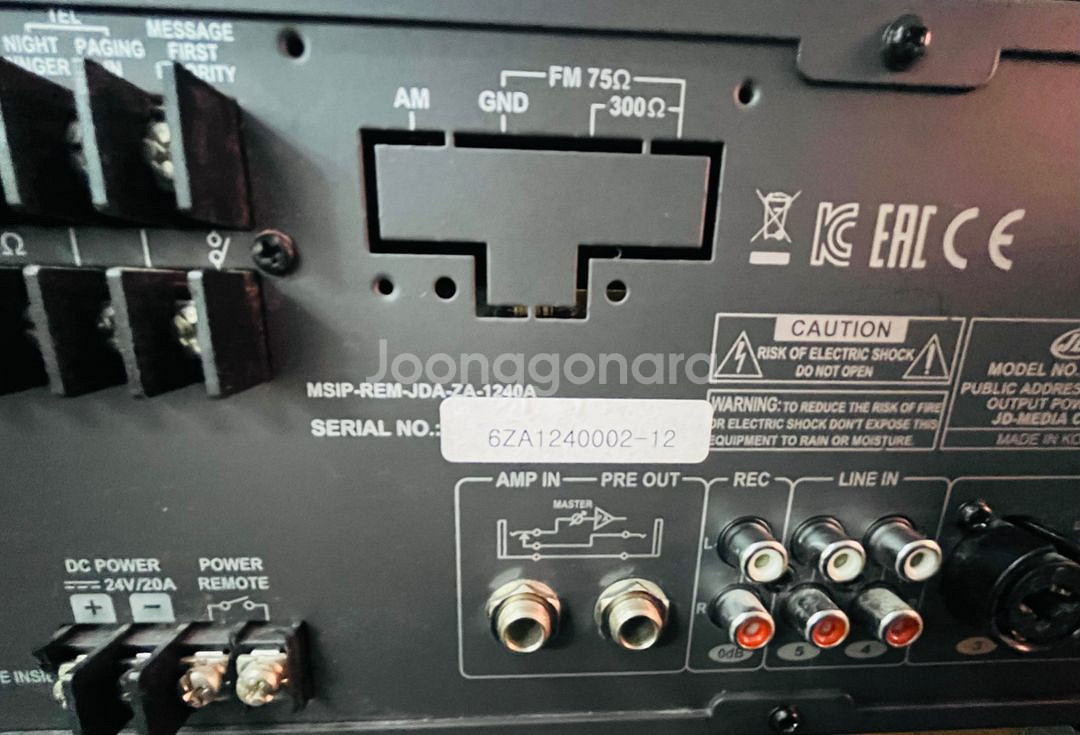 JD-MEDIA [JDM] ZA1240A 믹싱앰프--5