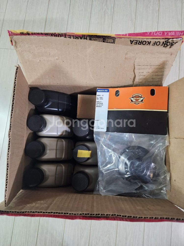 할리데이비슨기본정비용품셋트(엔진오일등...)--1