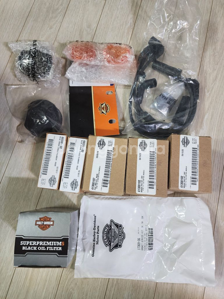 할리데이비슨기본정비용품셋트(엔진오일등...)--2