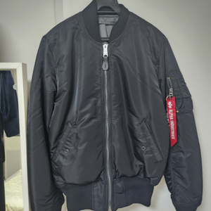 무신사 알파인더스트리ma-1 플라이트자켓 건메탈 라이닝