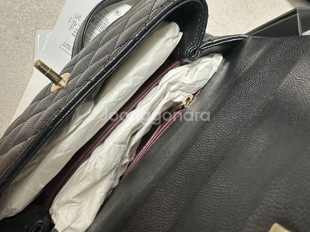 샤넬 코코핸들 샴페인골드 스몰--3