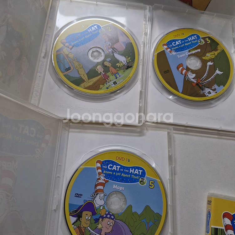 잠수 닥터수스 DVD1.2집과 책20권 오디오--1