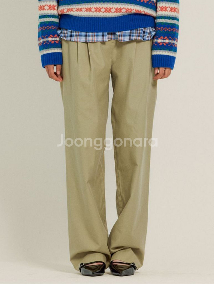 sienne) 시엔느 마틴 턱 팬츠S--1
