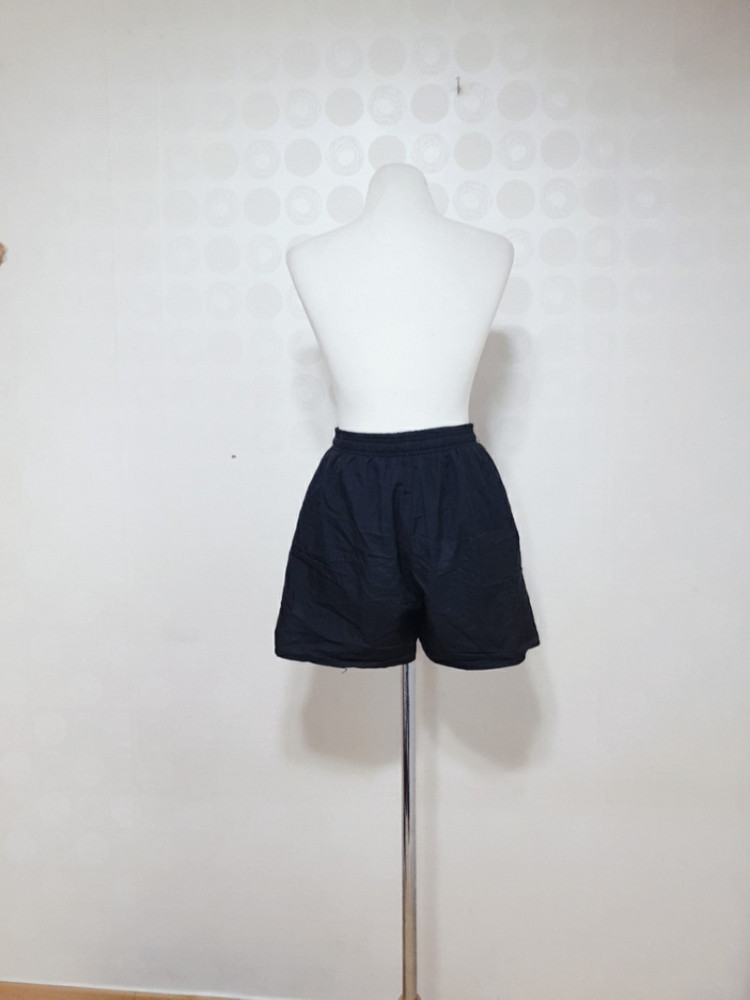 블랙반바지95/밴딩반바지95/반바지95 이미지