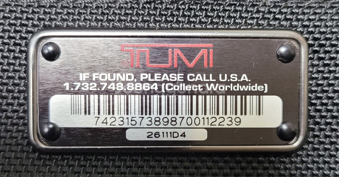 투미 TUMI 컴팩트 스크린 랩탑 브리프 26111D4--7