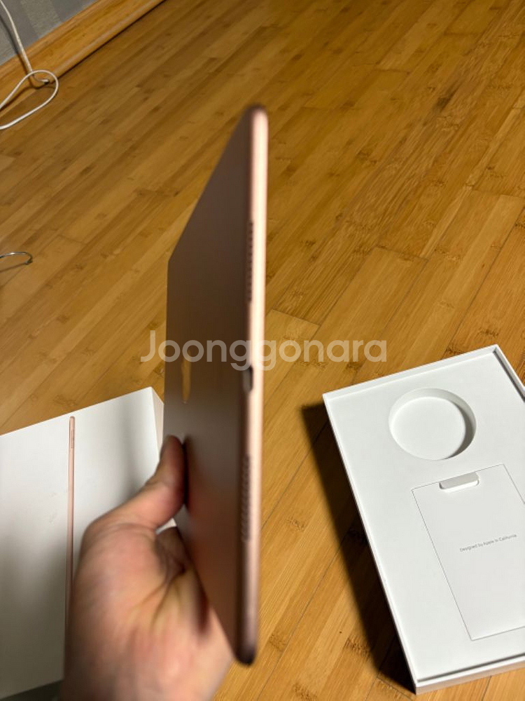아이패드 에어3 64 골드 배터리93 하자 찍힘 일절x--4