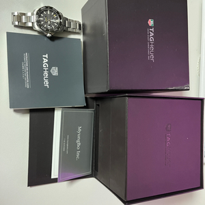 태그호이어 아쿠아레이서 41mm 오토매틱 검판