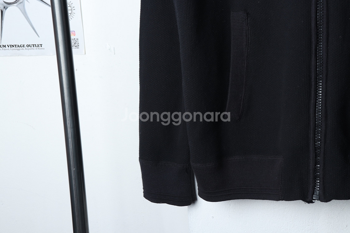 (2XL) 타미힐피거 니트집업 빅사이즈 블랙 블루종--3