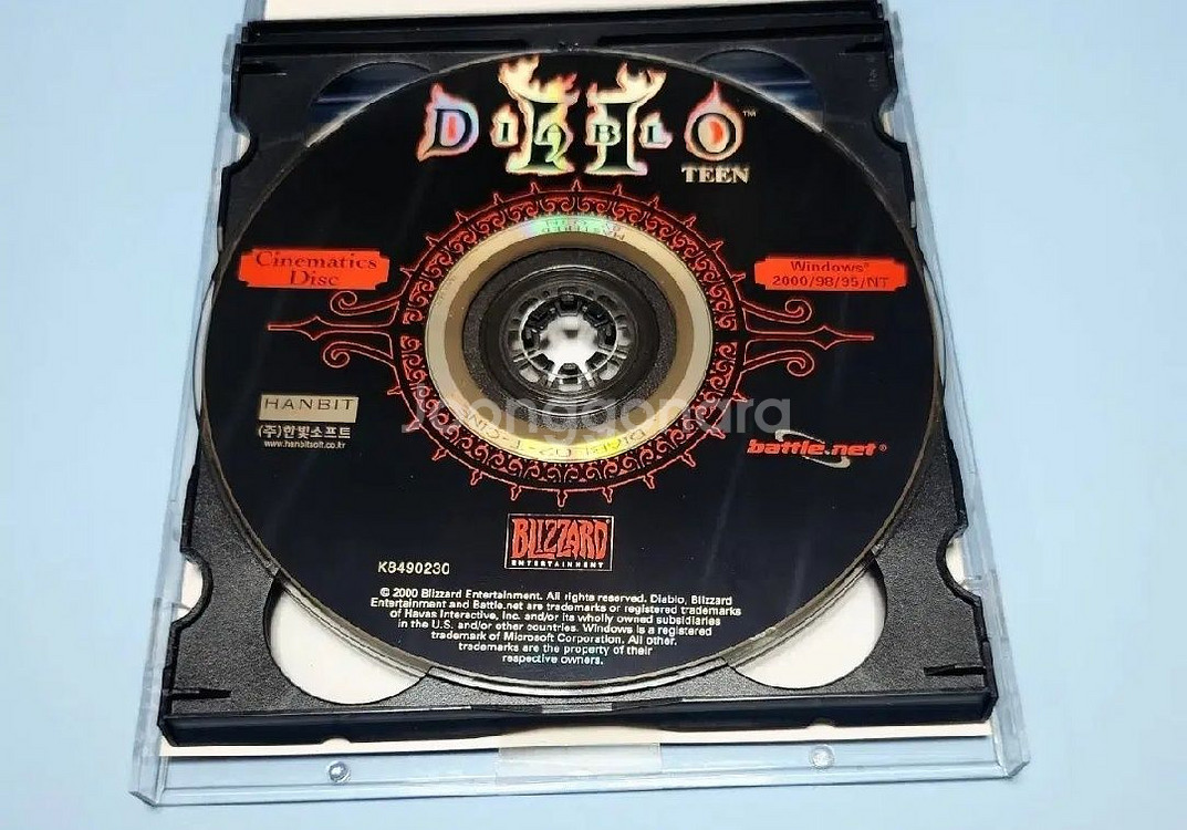 pc게임 디아블로2 Teen 3CD & 메뉴얼 포함일괄--3