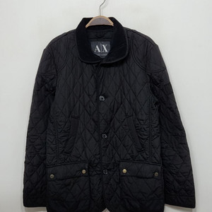 (S) 아르마니 익스체인지 퀼팅자켓 블랙 누빔점퍼