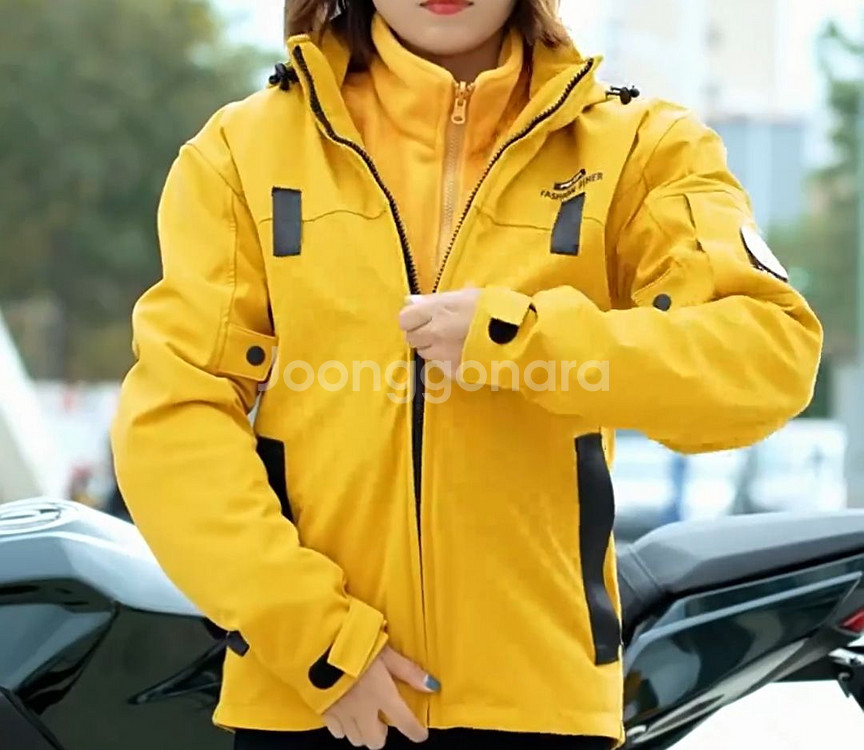오토바이 바이크 라이딩 자켓 풀보호대--2