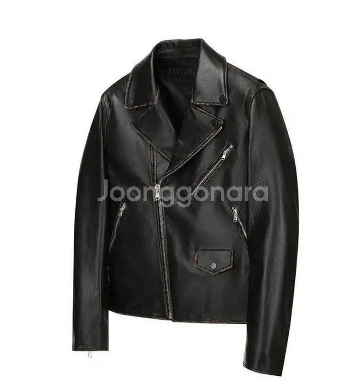 질스튜어트 뉴욕 남성 빈티지 라이더 자켓--3