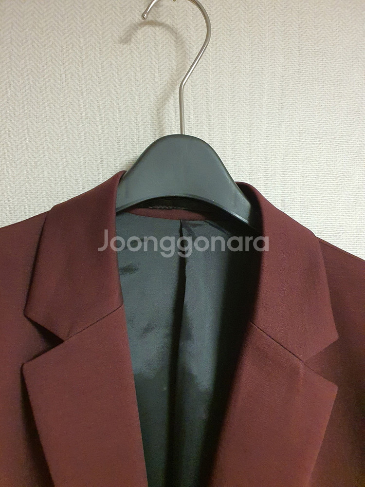 띠어리 남성 theory 버건디 자켓 38사이즈 사이--2