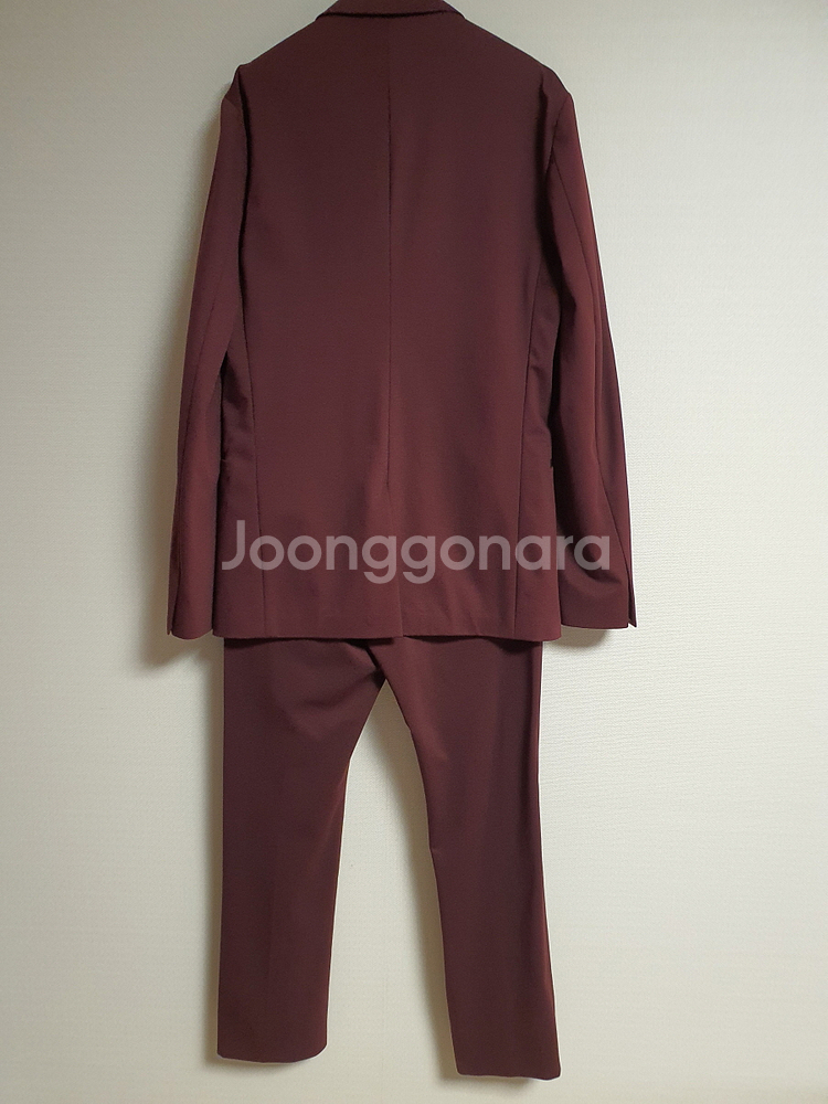 띠어리 남성 theory 버건디 자켓 38사이즈 사이--7