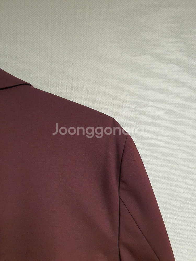 띠어리 남성 theory 버건디 자켓 38사이즈 사이--9