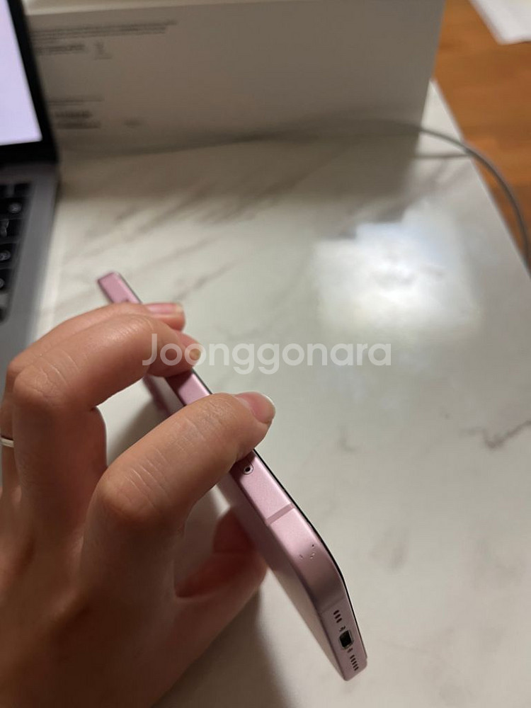 아이폰15 핑크 128gb 배터리100--2