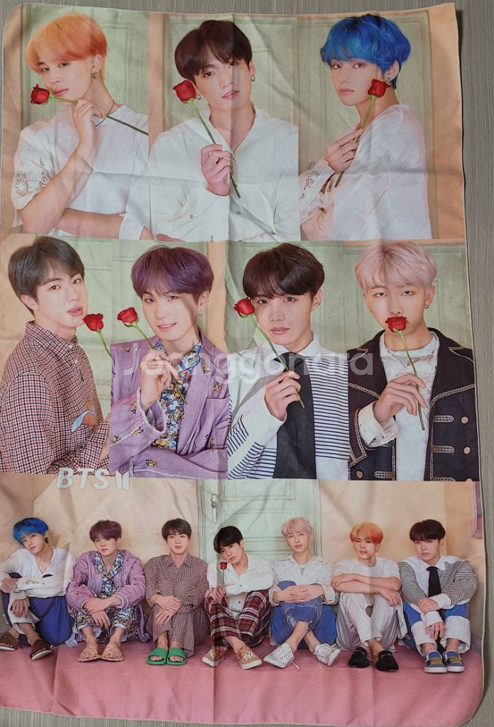 방탄소년단 담요 (극세사 X)--0