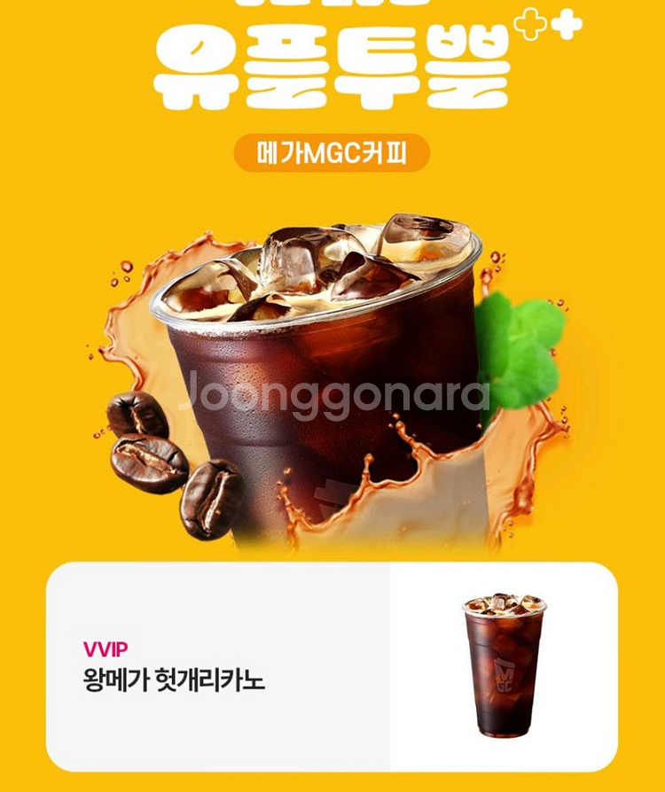 메가커피 왕메가 헛개리카노--0