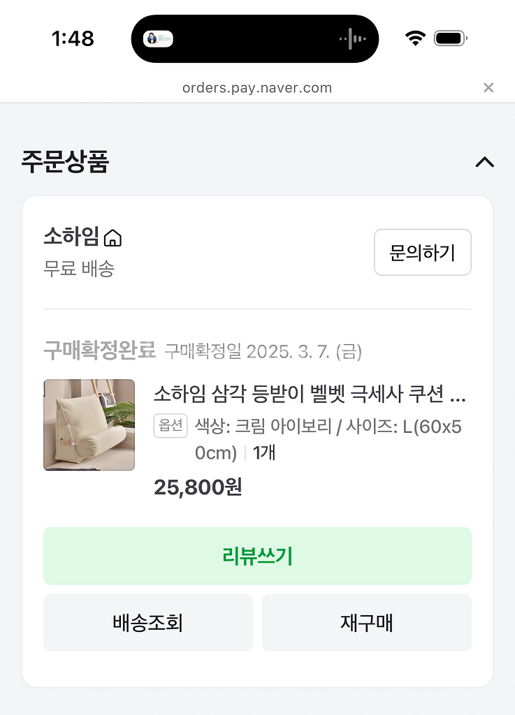 소하임 삼각 등받이 벨벳 극세사 쿠션--2