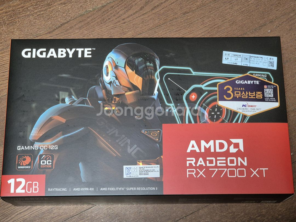 기가바이트 RX 7700 XT GAMING OC R6--0