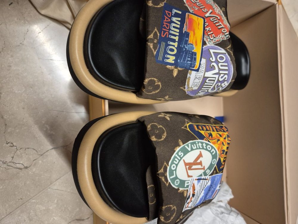 정품 루이비통 슬리퍼 37사이즈 이미지