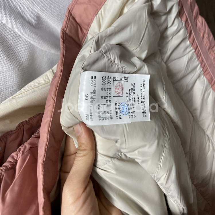 라푸마 여성다운경량패딩조끼 핑크 95 영구제--4