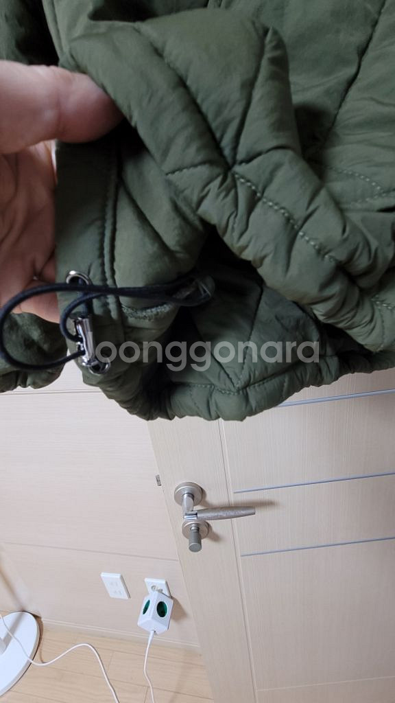 11AM 제작 카키색 아노락 패딩 상태최상--6
