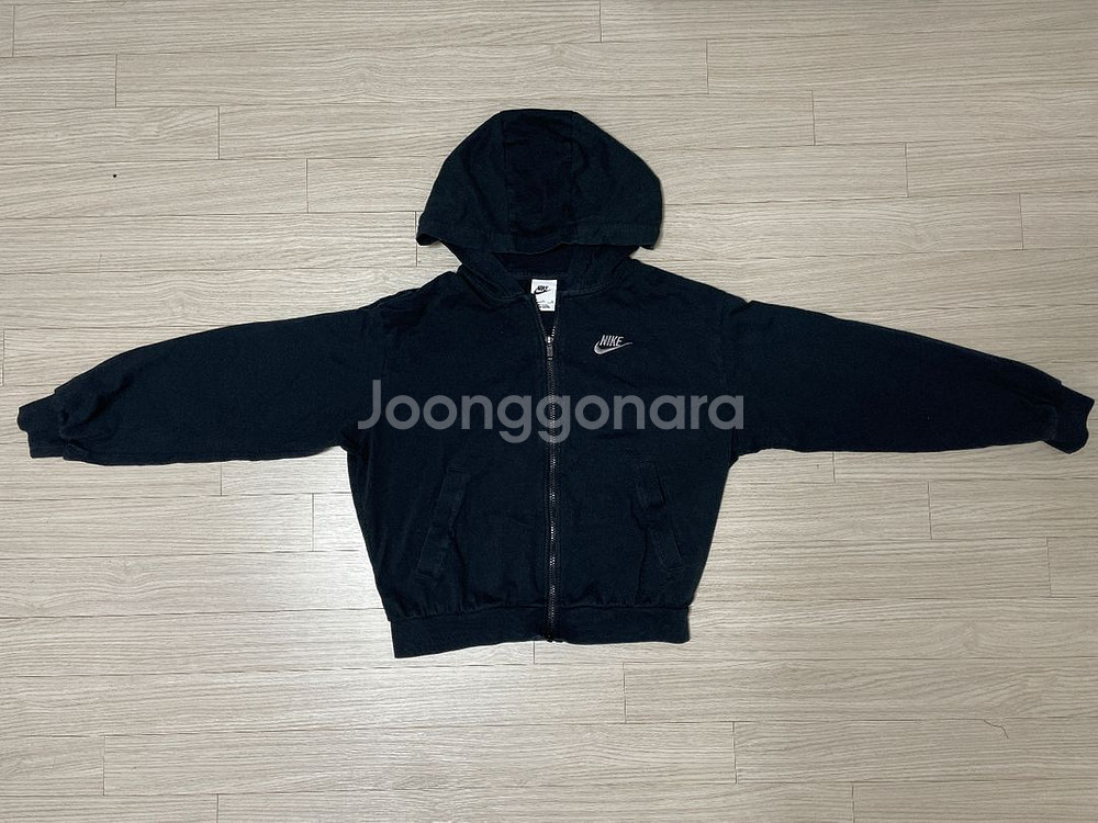 (키즈/ 마른44sz성인)나이키 주니어(여) 풀집 후디--2