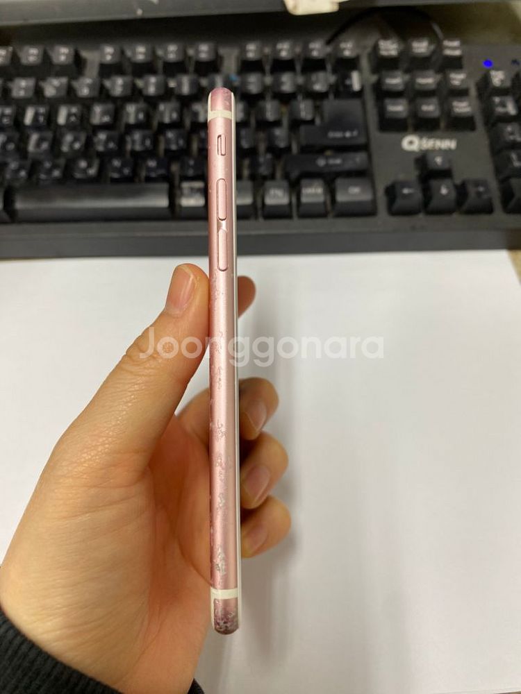 아이폰6S 로즈골드 액정SS급 64GB 무잔상배터리90--4
