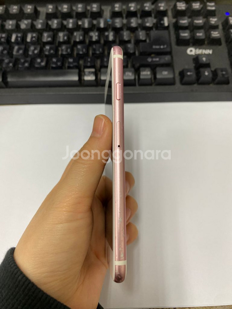 아이폰6S 로즈골드 액정SS급 64GB 무잔상배터리90--5