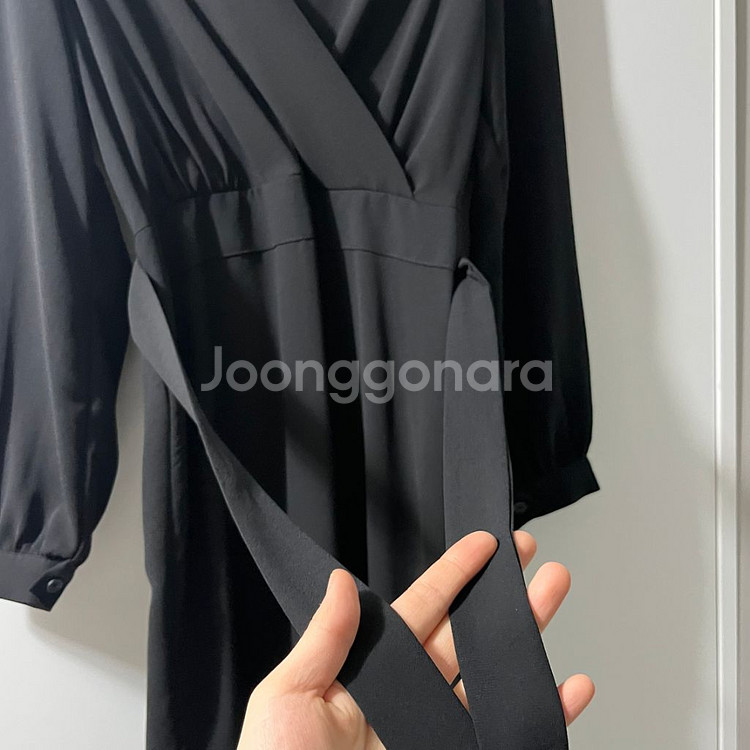 하객룩 머메이드 브이넥 롱원피스--4