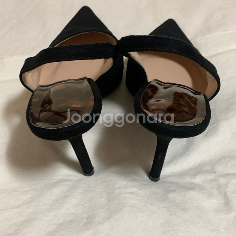 스웨이드 슬링백 스틸레토힐 9cm 240--4