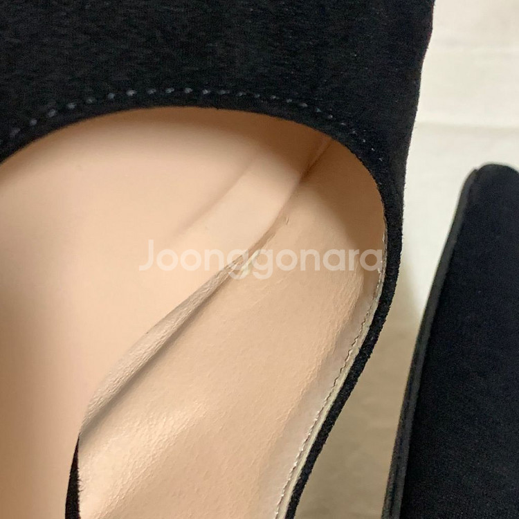 스웨이드 슬링백 스틸레토힐 9cm 240--8