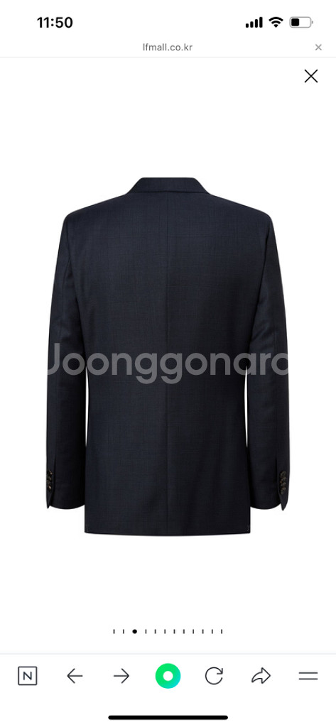 닥스 글랜체크 네이버 수트 셋업 M (정장)--3