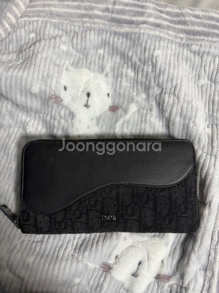 디올 새들 지퍼 장지갑(풀구성)--3