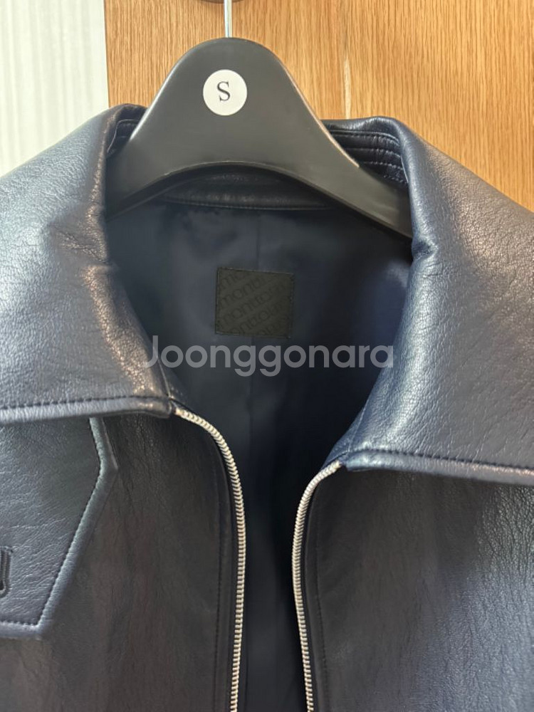 몽또또 비건레더자켓(다크네이비)--1