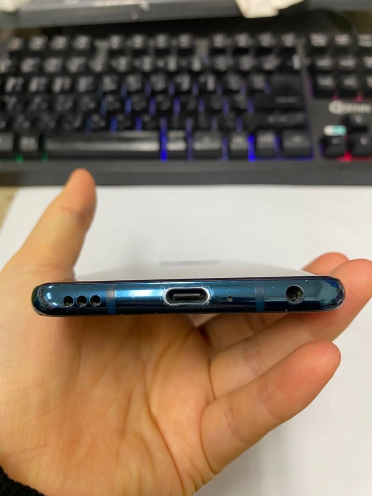 .LG V40 블루 액정파손폰 기능정상 128G 무잔상 이미지
