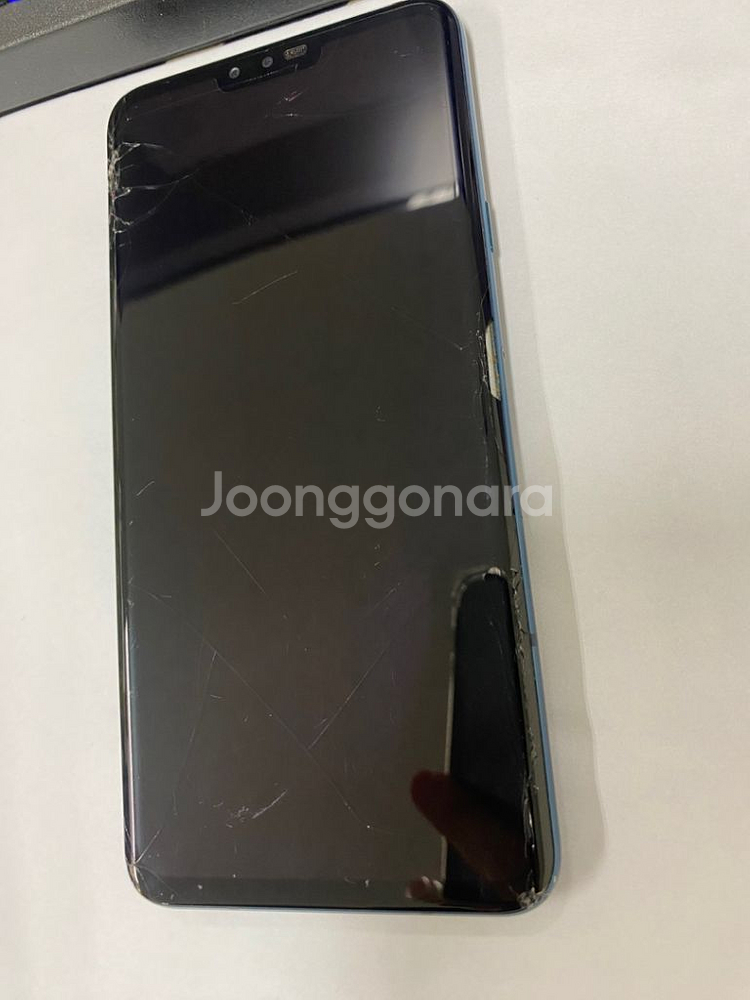 LG V40 블루 액정파손폰 기능정상 128G 무잔상--4